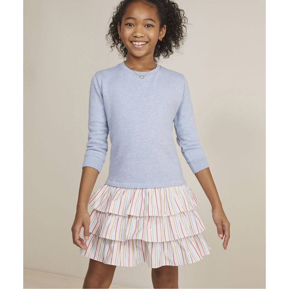 Vineyard vines girls sweatshirt dress 5-6